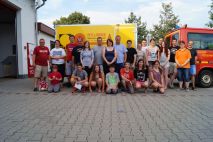 Fast alle Zeltlagerer vereint