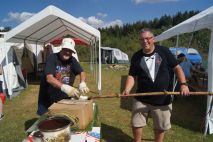 Fackelbau mit Herbert und Joachim