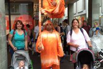 Schwebende "Mönche"