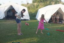 Die Diabolos werden ausgepackt