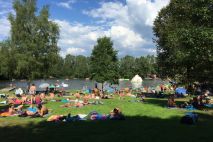 Unser Blick auf den See