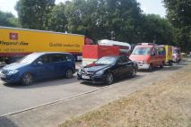 Rast auf dem Rastplatz Jagsttal