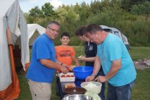 Vorbereitung des Abendessens