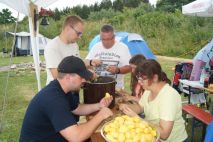 Kartoffeln schälen im großen Stil