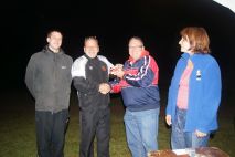 Turniersieger Harald und die Spielleitung