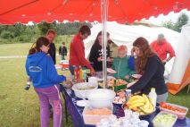 Reichhaltiges Mittagsbuffet