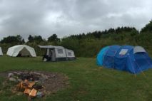 Unsere kleine Zeltstadt