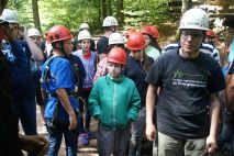 Vor der Materialausgabe