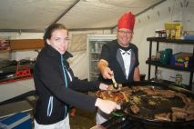 Das Fleisch ist fertig