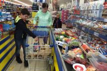 Einkaufen für den Brunch